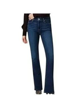 Paige Manhattan Bootcut Jeans Womens 32 Dark Wash  NEW